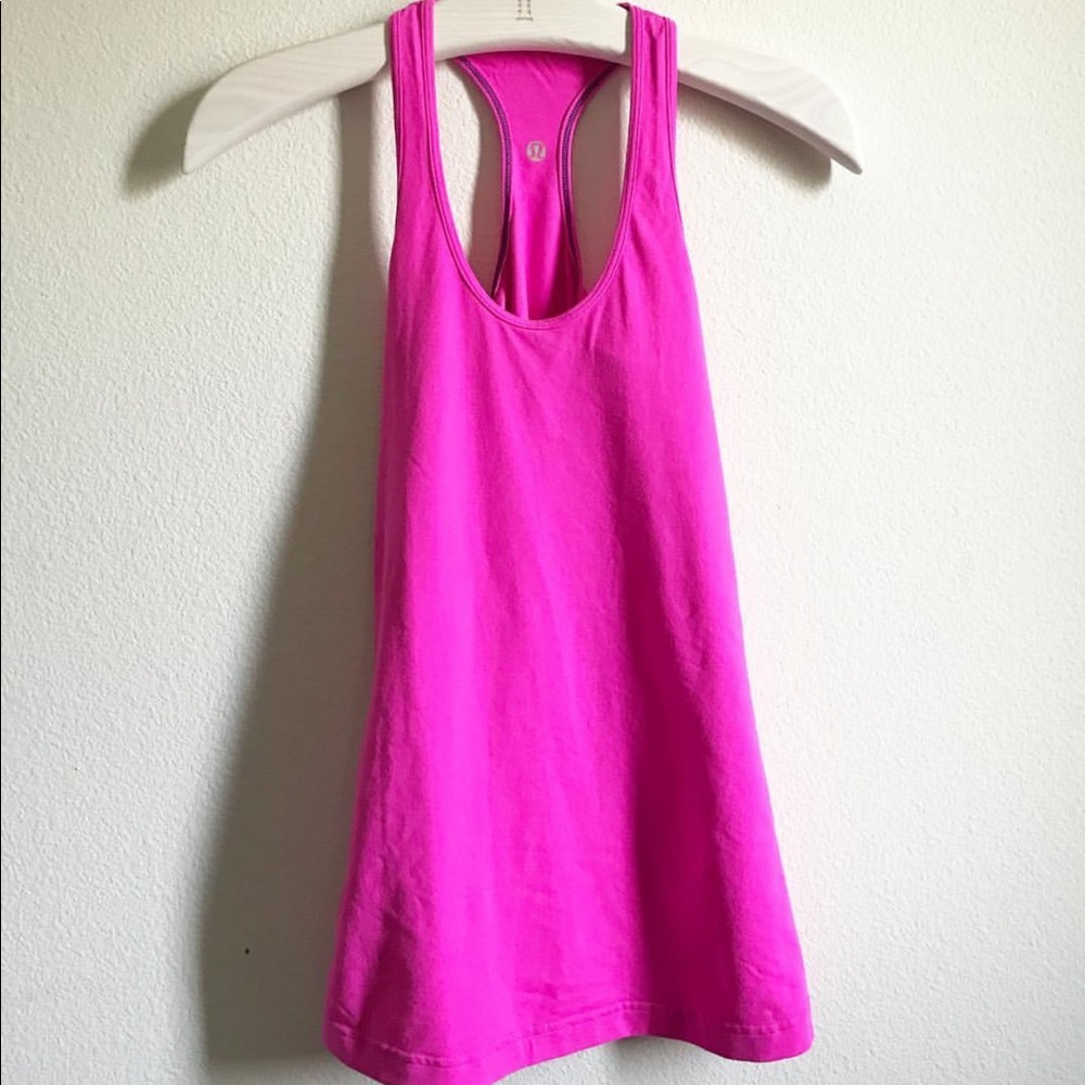 Lululemon Cool Racerback in Pow Pink